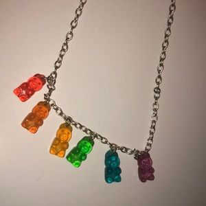 Gummy bear chain necklace